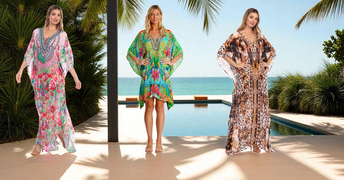 Luxury Caftans or Kaftans for Women for Tropical Vacations