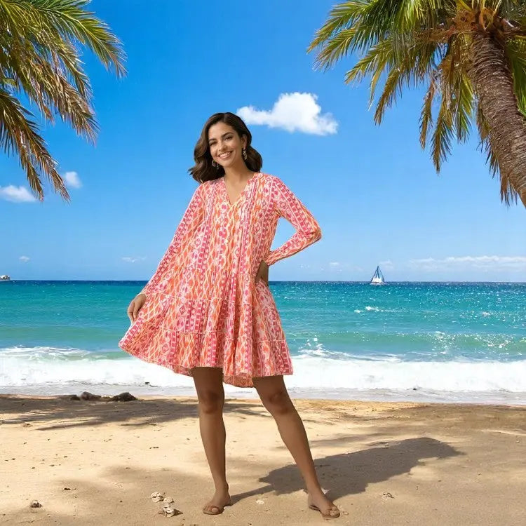 Club Moda mini resort dress for beach or cruise or tropical vacations