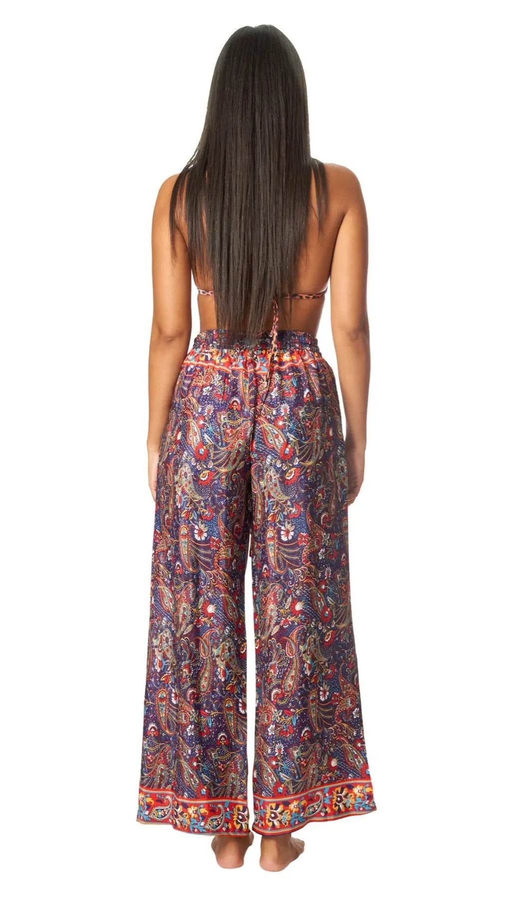 Positano Boho Spring Summer Pants - La Moda Clothing