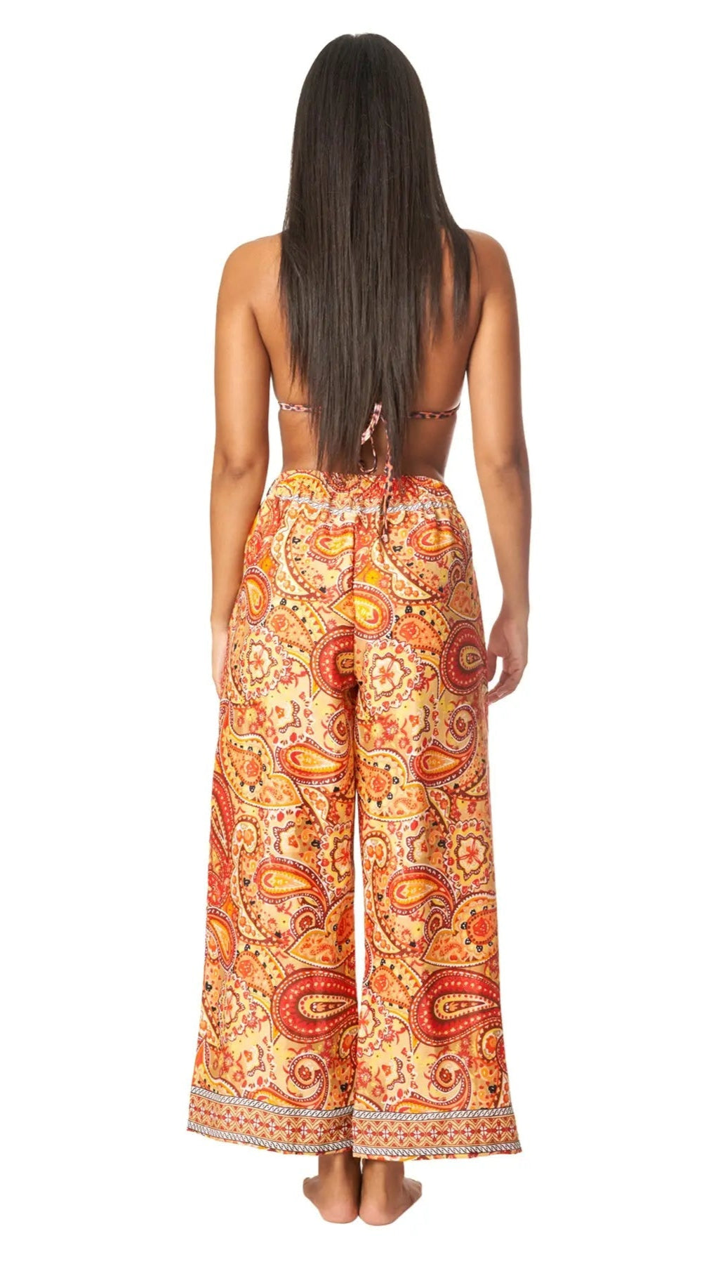 Positano Boho Spring Summer Pants - La Moda Clothing