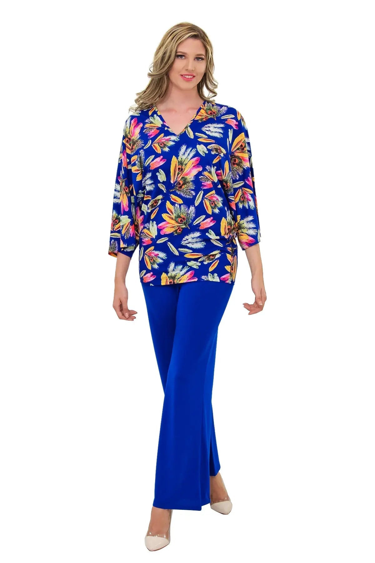 Bell Sleeve Resort Wear Tunic Tops - La Moda Clothing