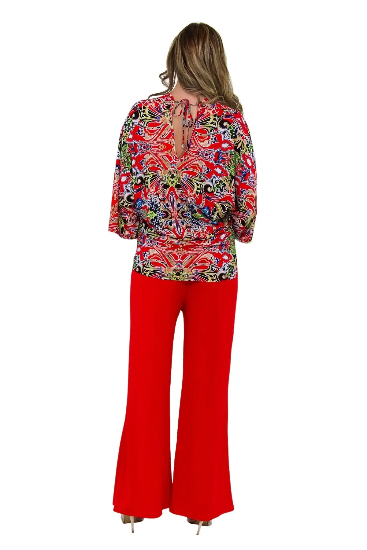 Bell Sleeve Resort Wear Tunic Tops - La Moda Clothing