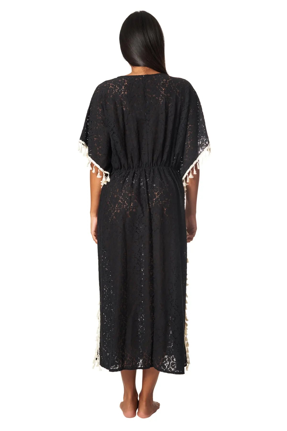 Long Kaftan Beach Cover up - La Moda Clothing