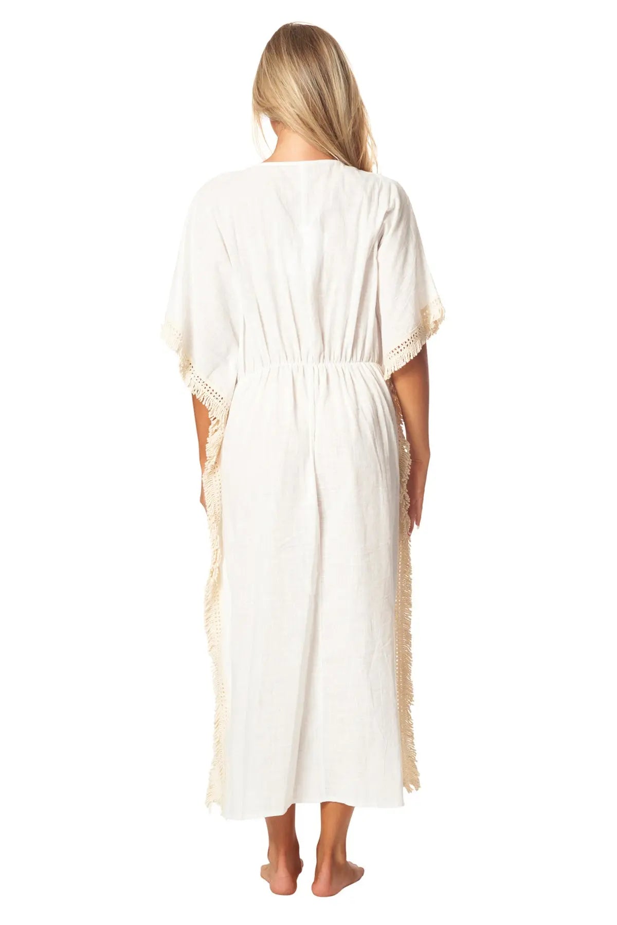 Megan Coverup Maxi Caftan Dress - La Moda Clothing