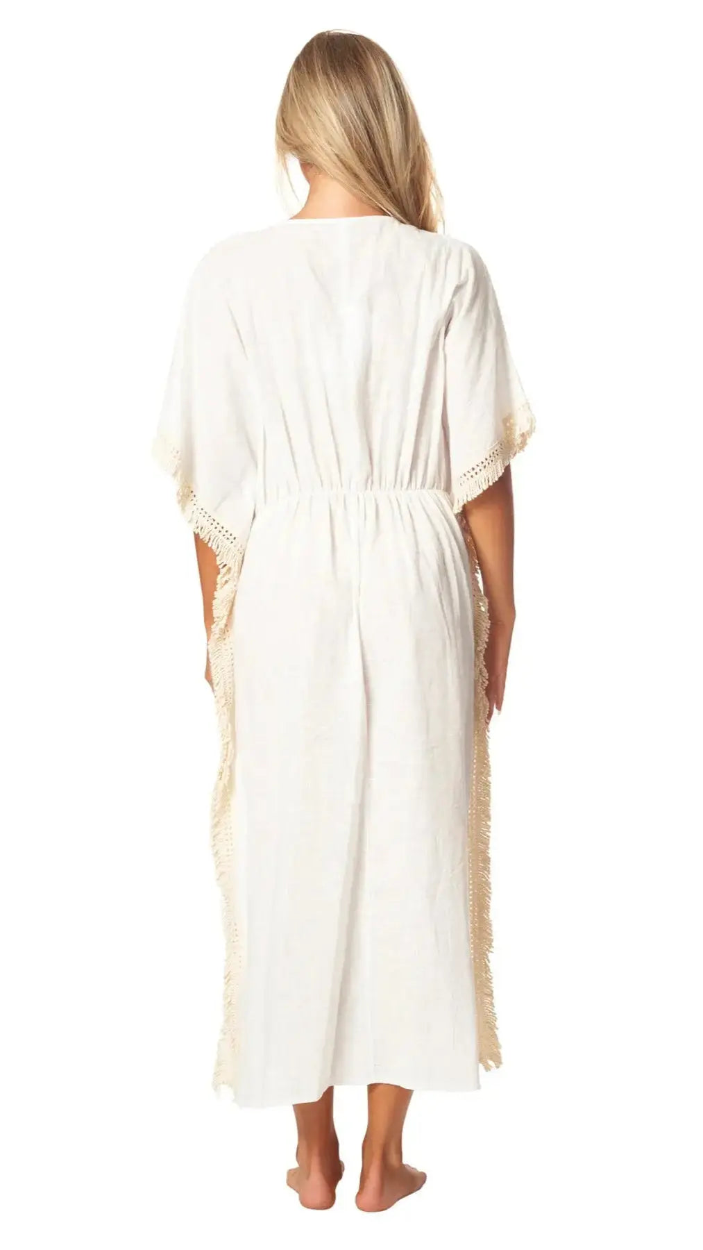 Megan Coverup Maxi Caftan Dress - La Moda Clothing