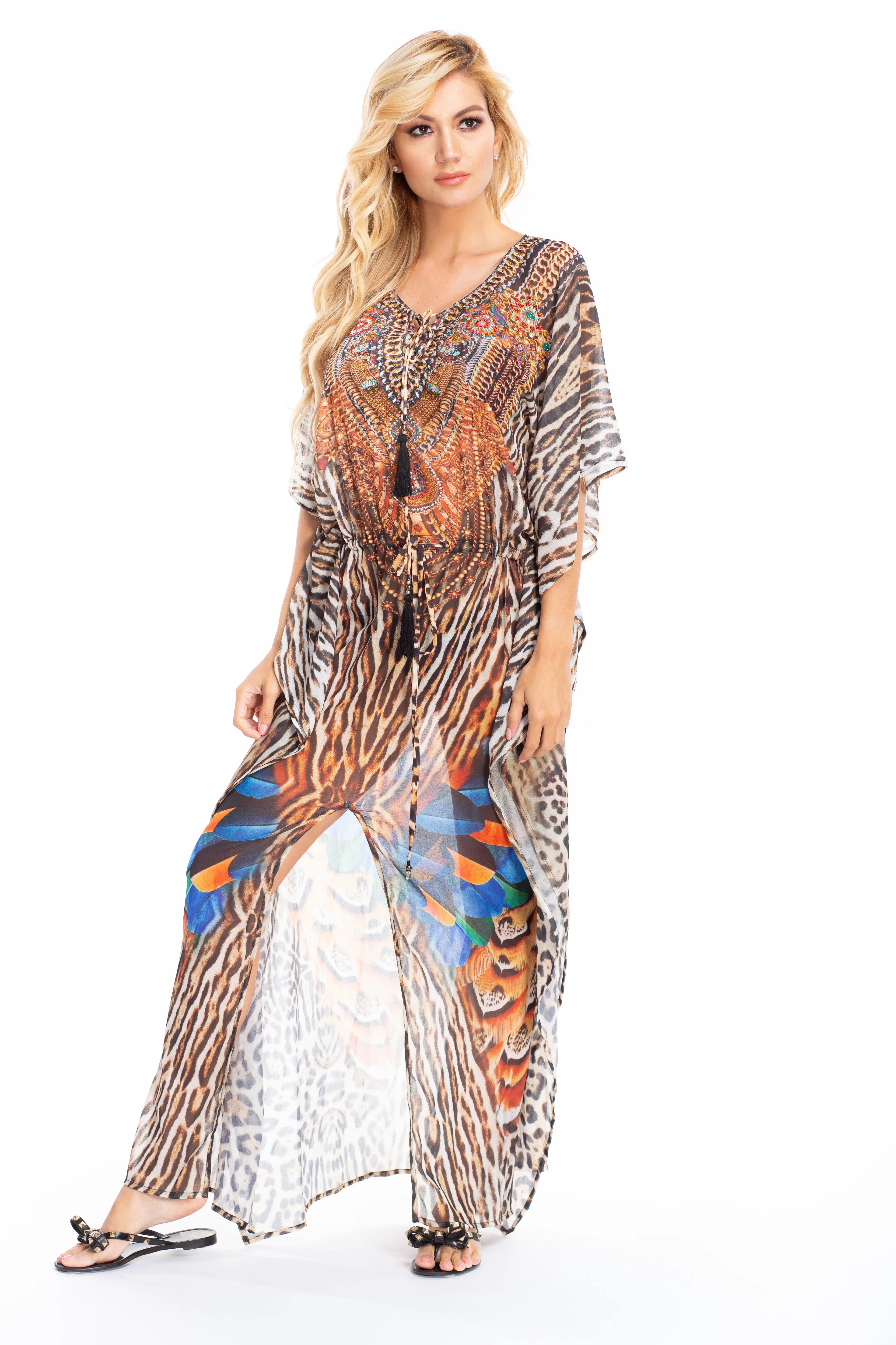 Club Moda Women's Luxuriously Soft Maxi Kaftans Lamodaclothing