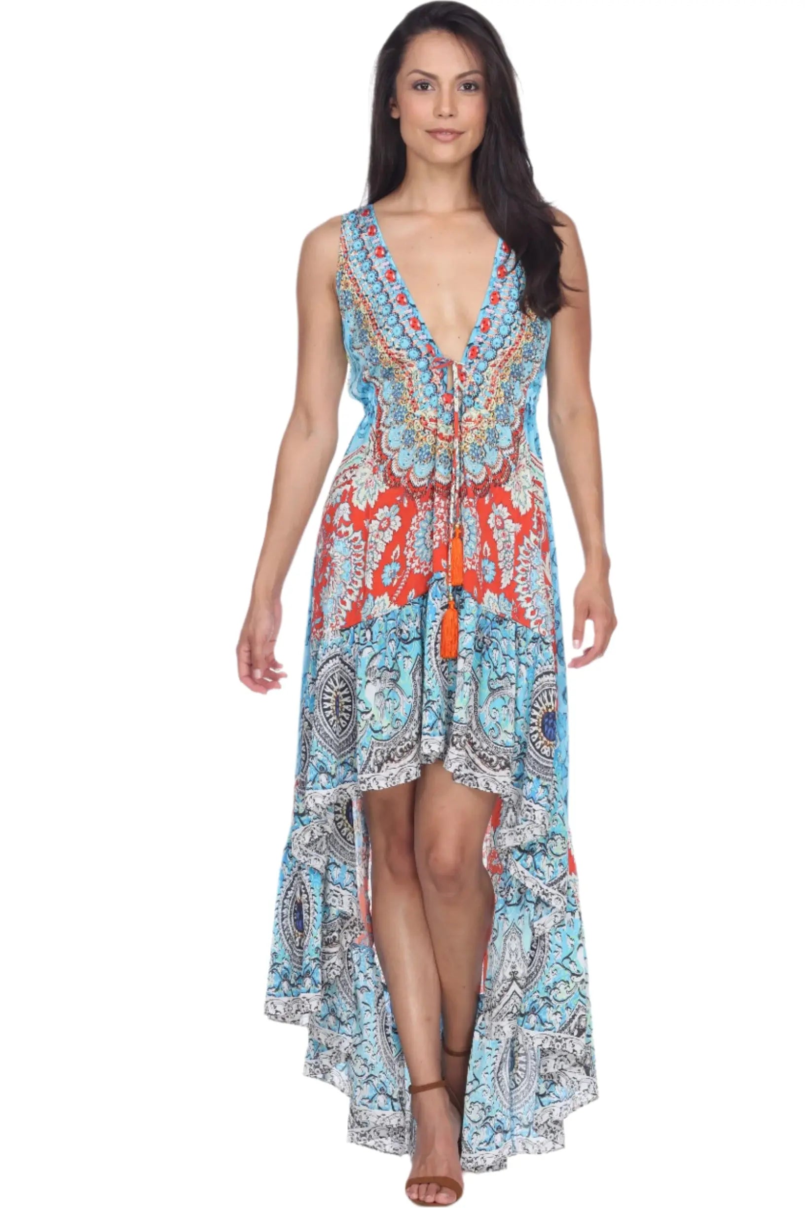 High Low casual Dresses for Summer Beach Resort Cruise Events Lamodaclothing