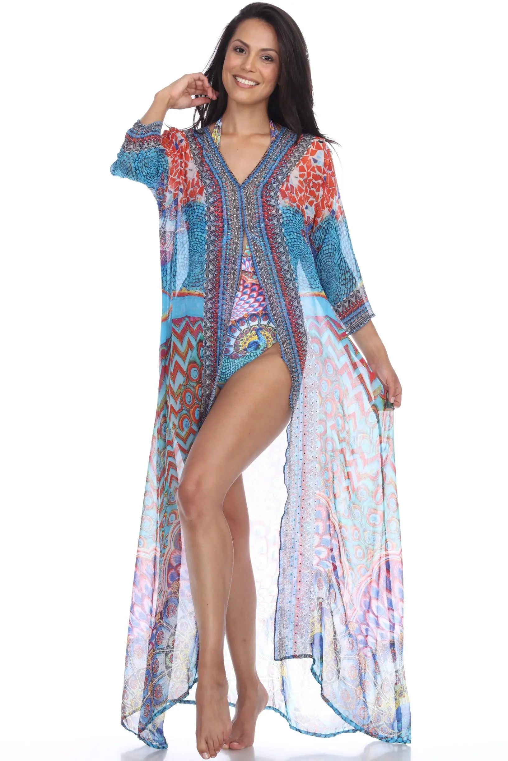 Swimwear Cover Up Kimonos For Women Lamodaclothing