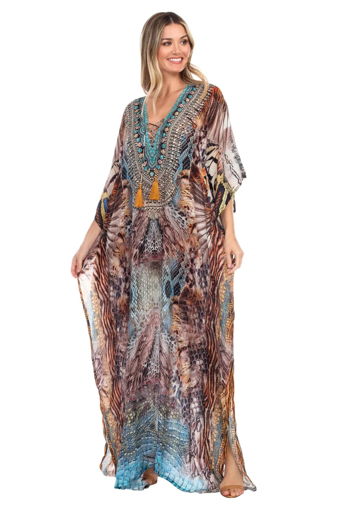Long Caftan Dress La Moda Clothings