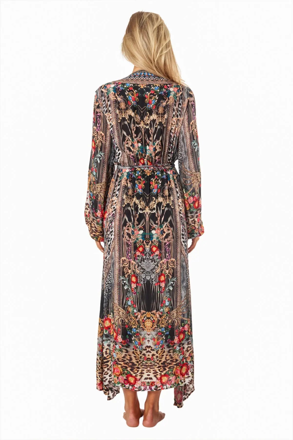 Eclectic Jungle Women's Maxi Wrap Dresses - La Moda Clothing