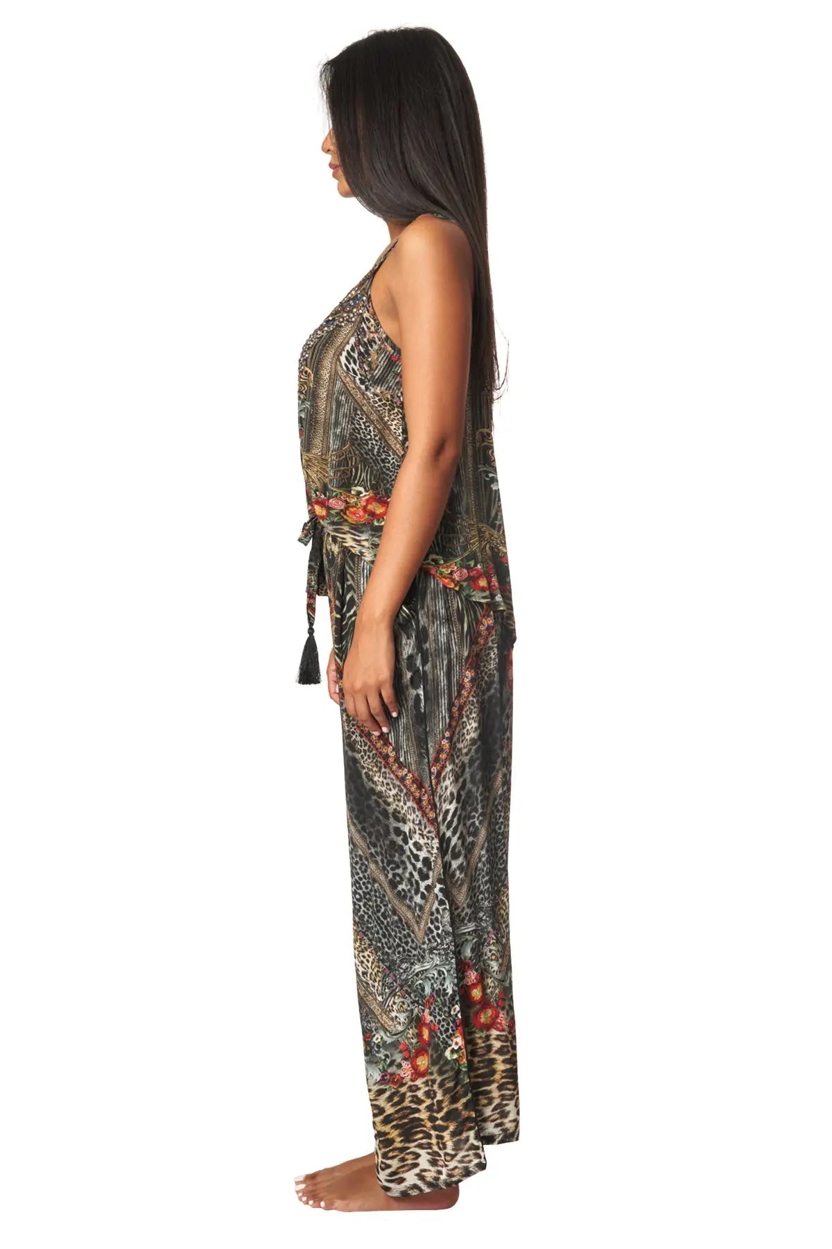 Jungle Eclectic La Moda Resort Lifestyle Pant Set - La Moda Clothing