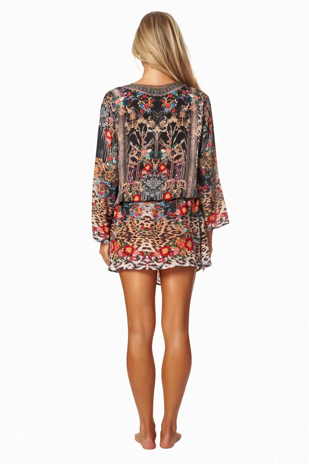 Eclectic Jungle Ethnic Style Summer Dress - La Moda Clothing