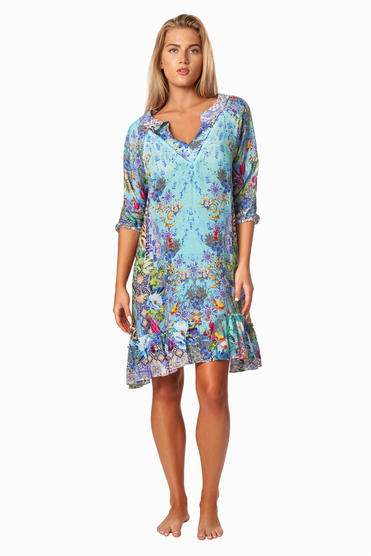 Flower Print Summer Dress