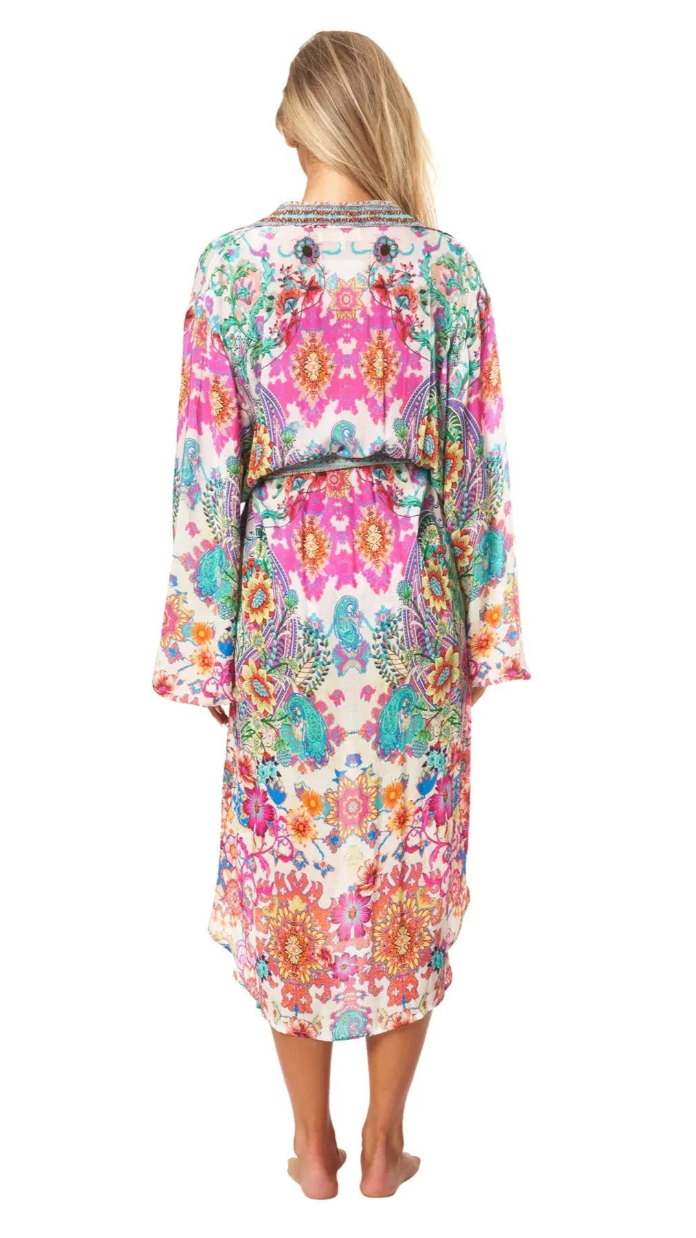Eden Garden Easy Shirtdress Cover-Up - La Moda Clothing