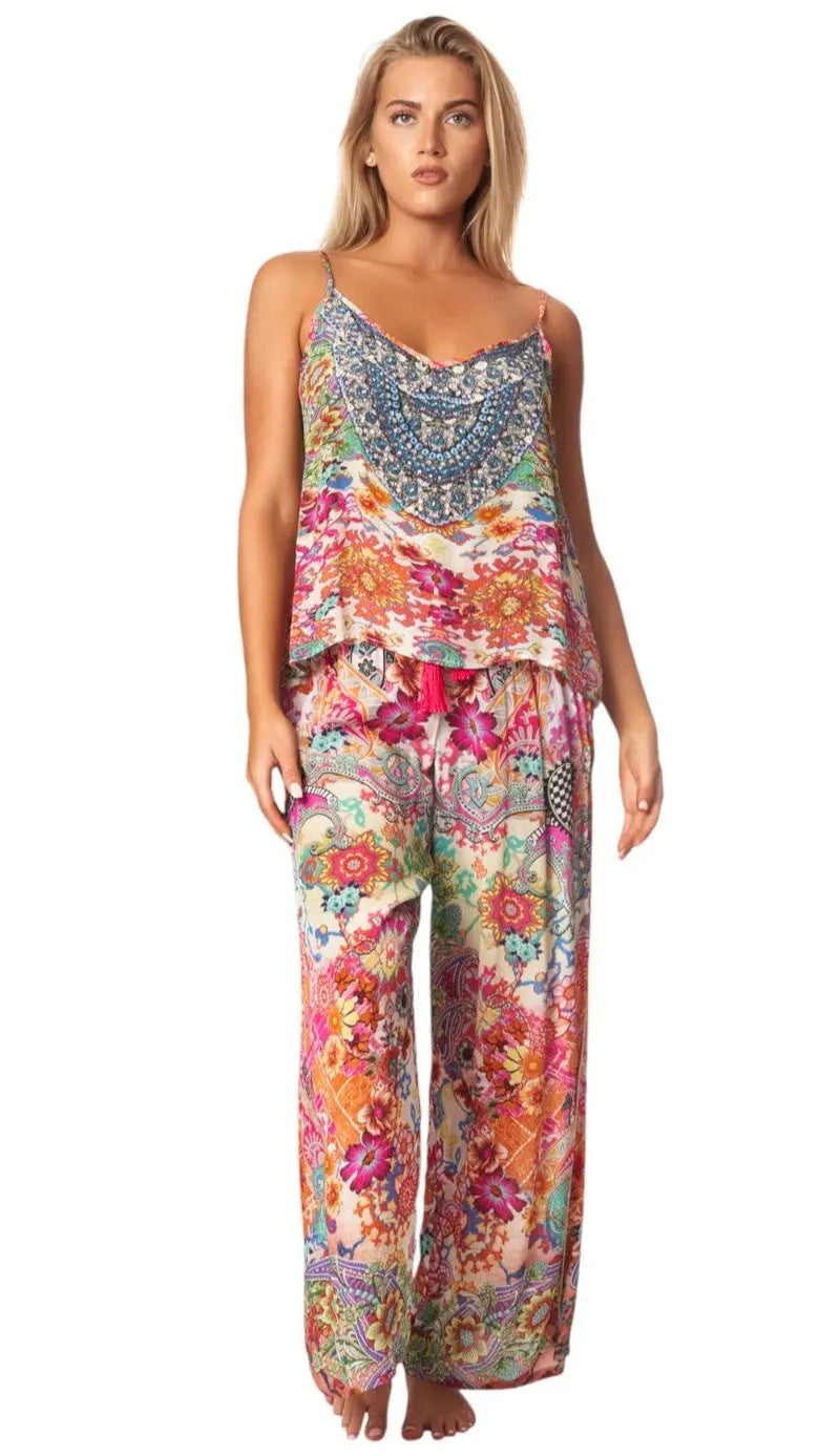 Summer Vacation Lifestyle Pant Set La Moda Clothing