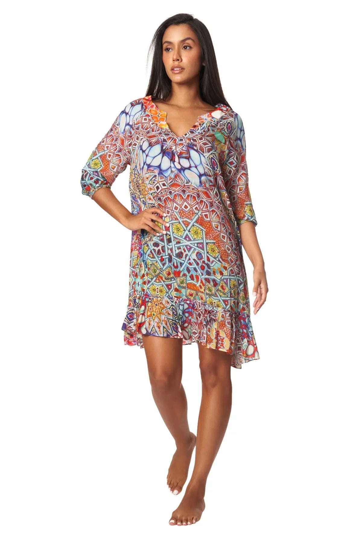 River Bed Bohemian Summer Dress for Beach & Beyond - La Moda Clothing