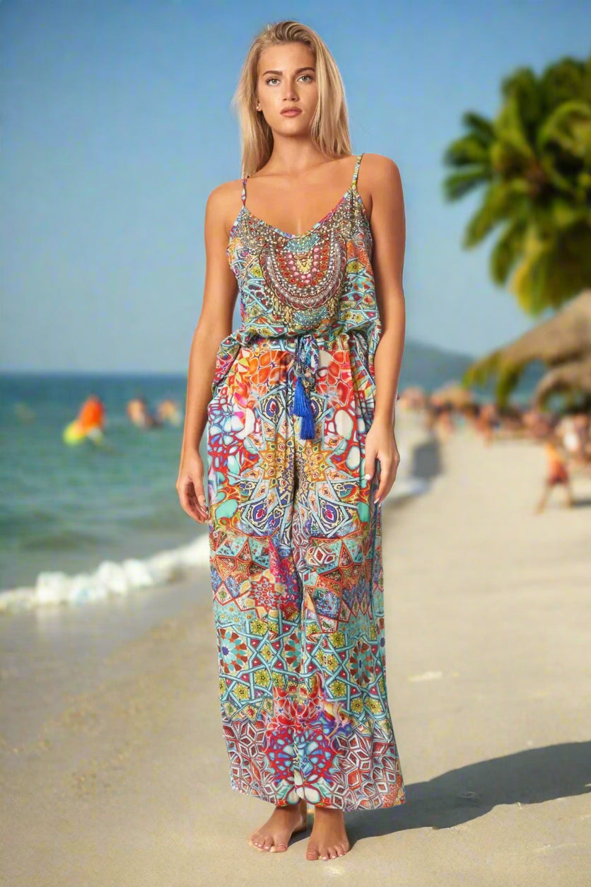 River Bed La Moda Resort Lifestyle Pant Set - La Moda Clothing