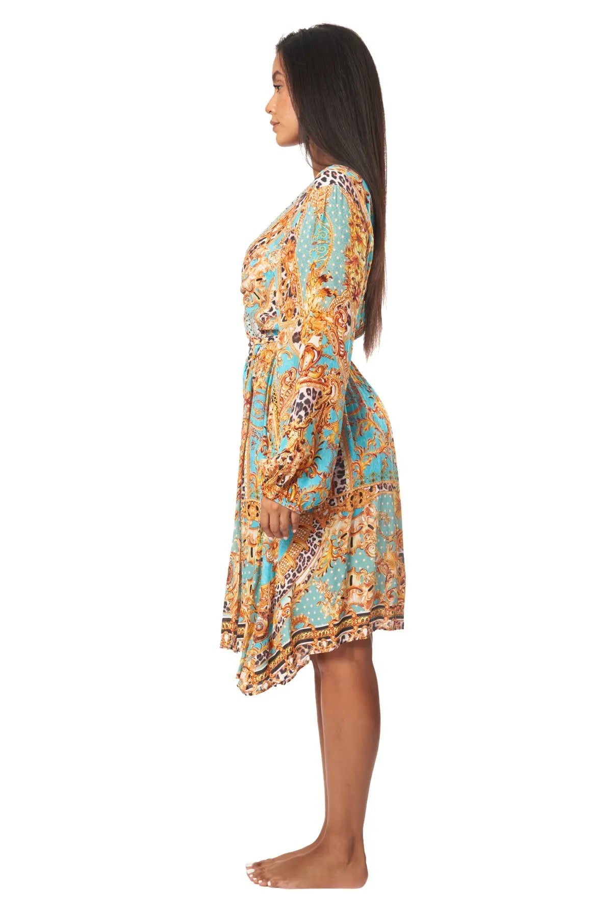 Future Eden Women's Midi Wrap Dresses - La Moda Clothing