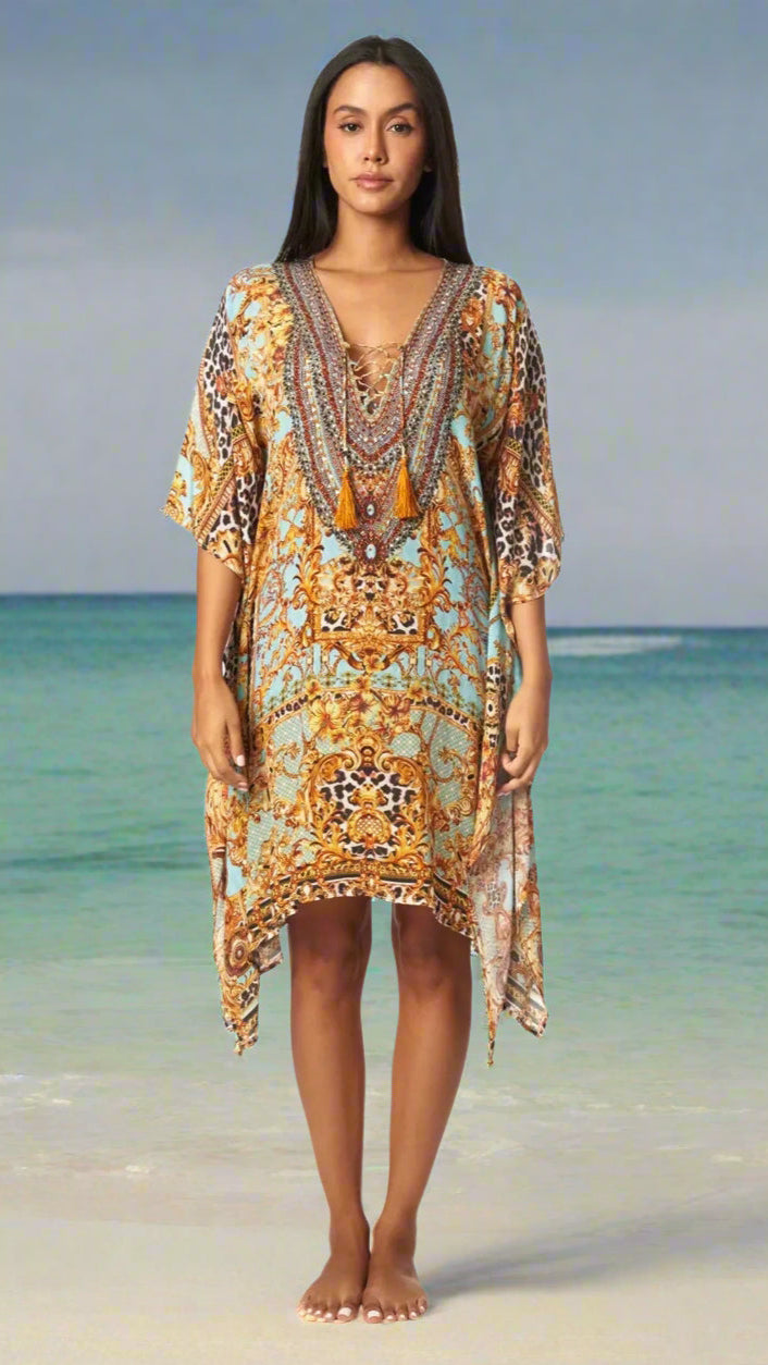 Future Eden Designer Silk Kaftans - La Moda Clothing