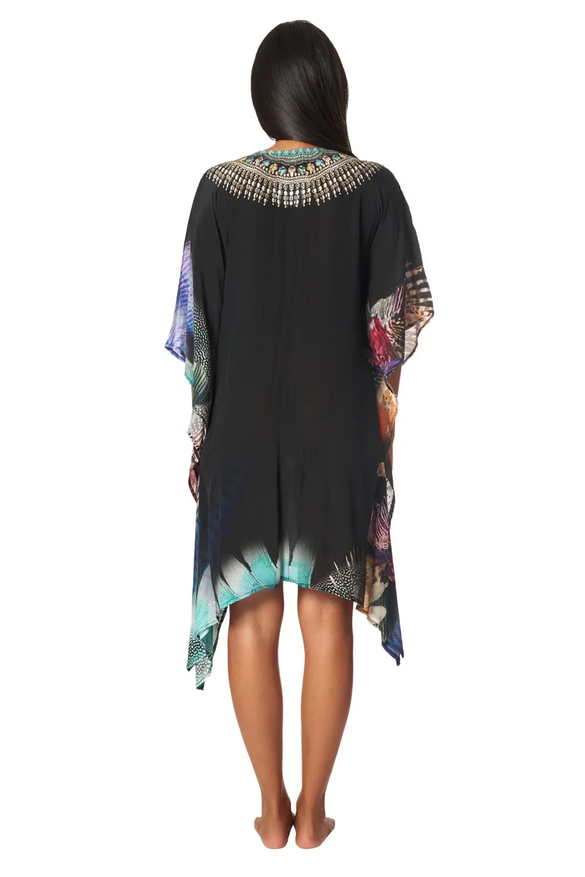 Womens Designer Silk Kaftans - La Moda Clothing