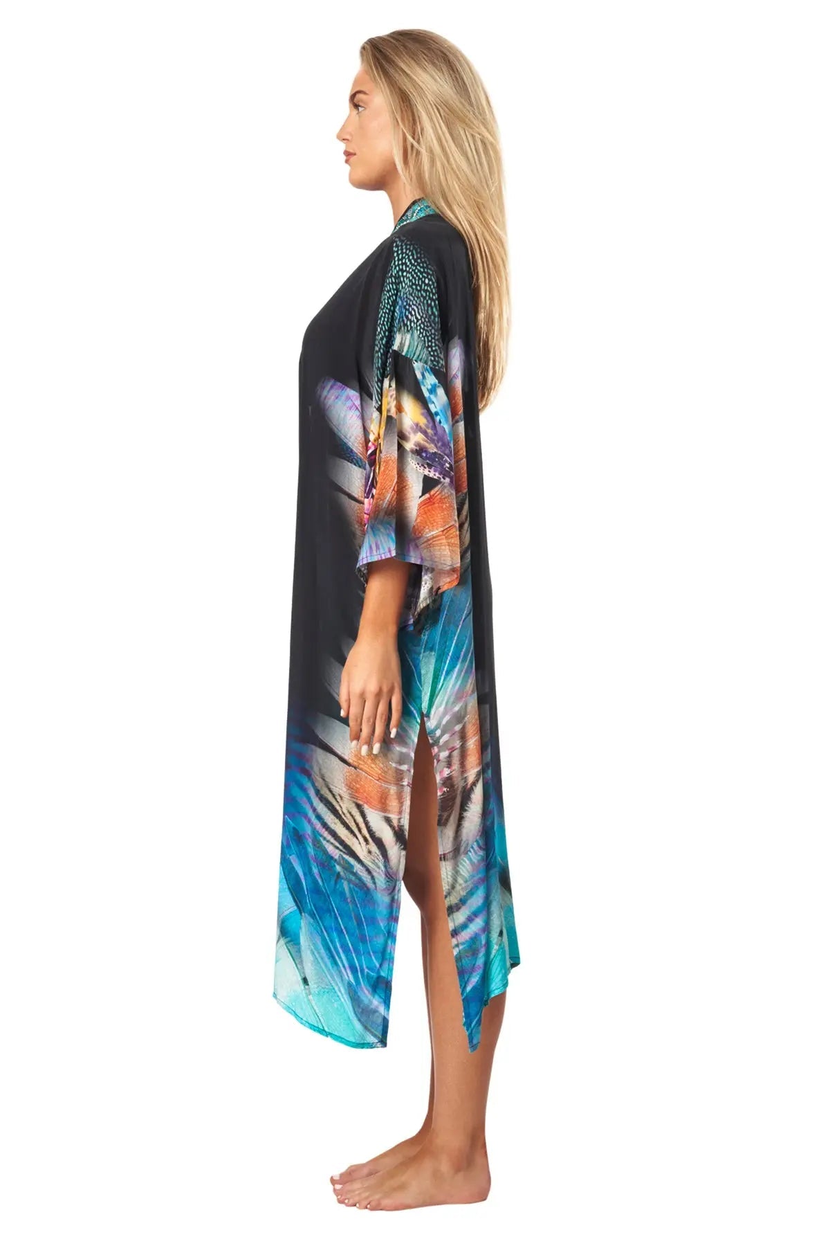 Kimono Cover Up Cape - La Moda Clothing