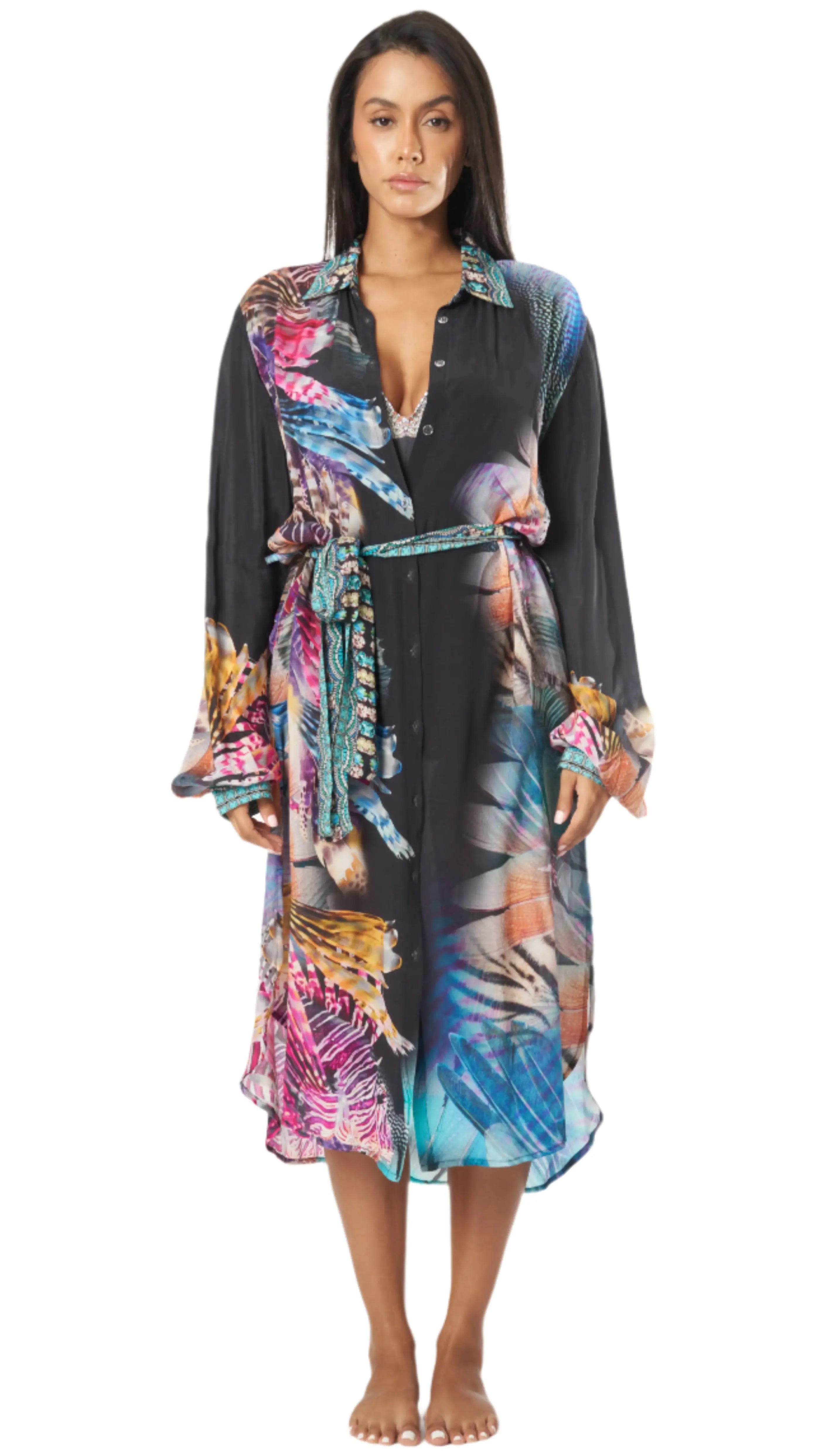 Easy Shirtdress Cover-Up for Cruise, Beach and Pool Parties La Moda Clothings