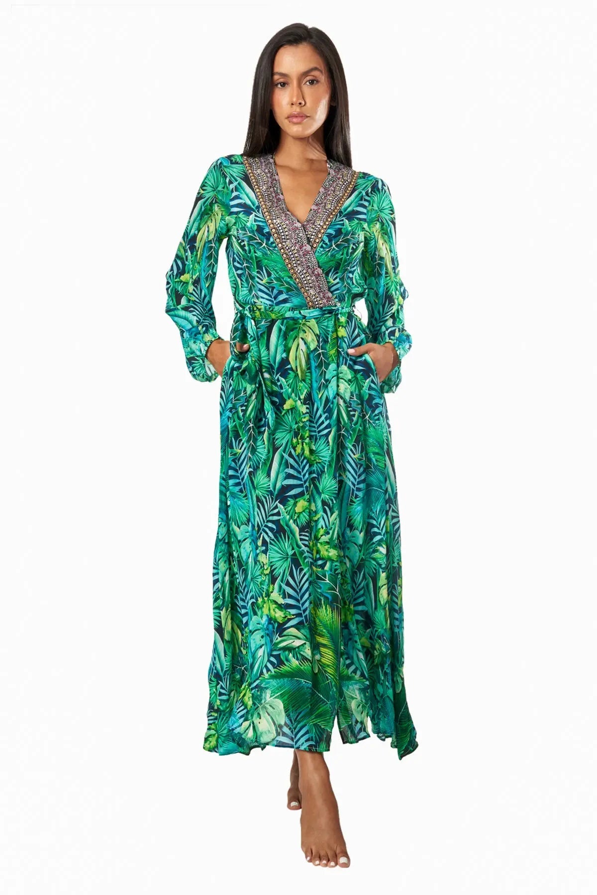 Wild Country Women's Maxi Wrap Dresses - La Moda Clothing