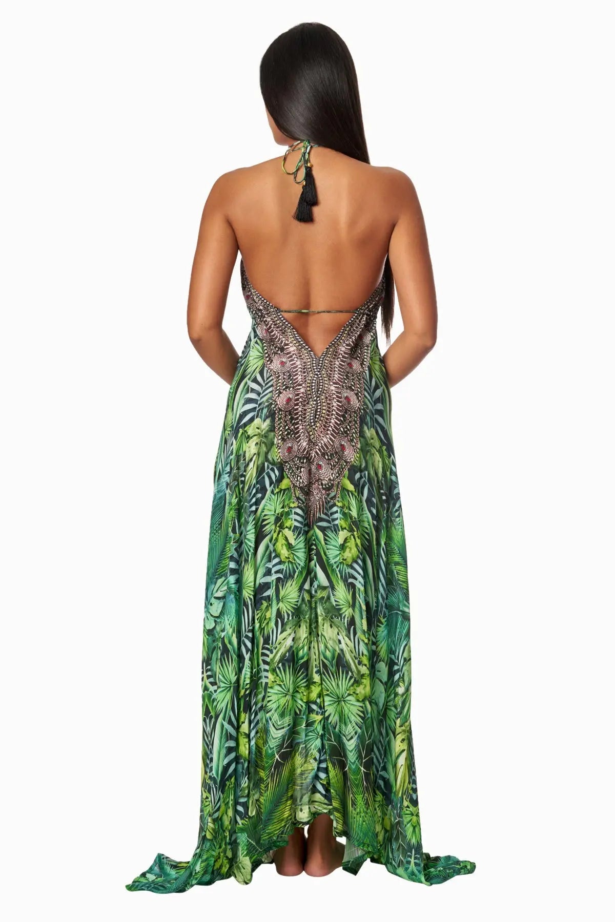 Wild Country Printed Convertible 3 Way Maxi Dress Wholesale - La Moda Clothing