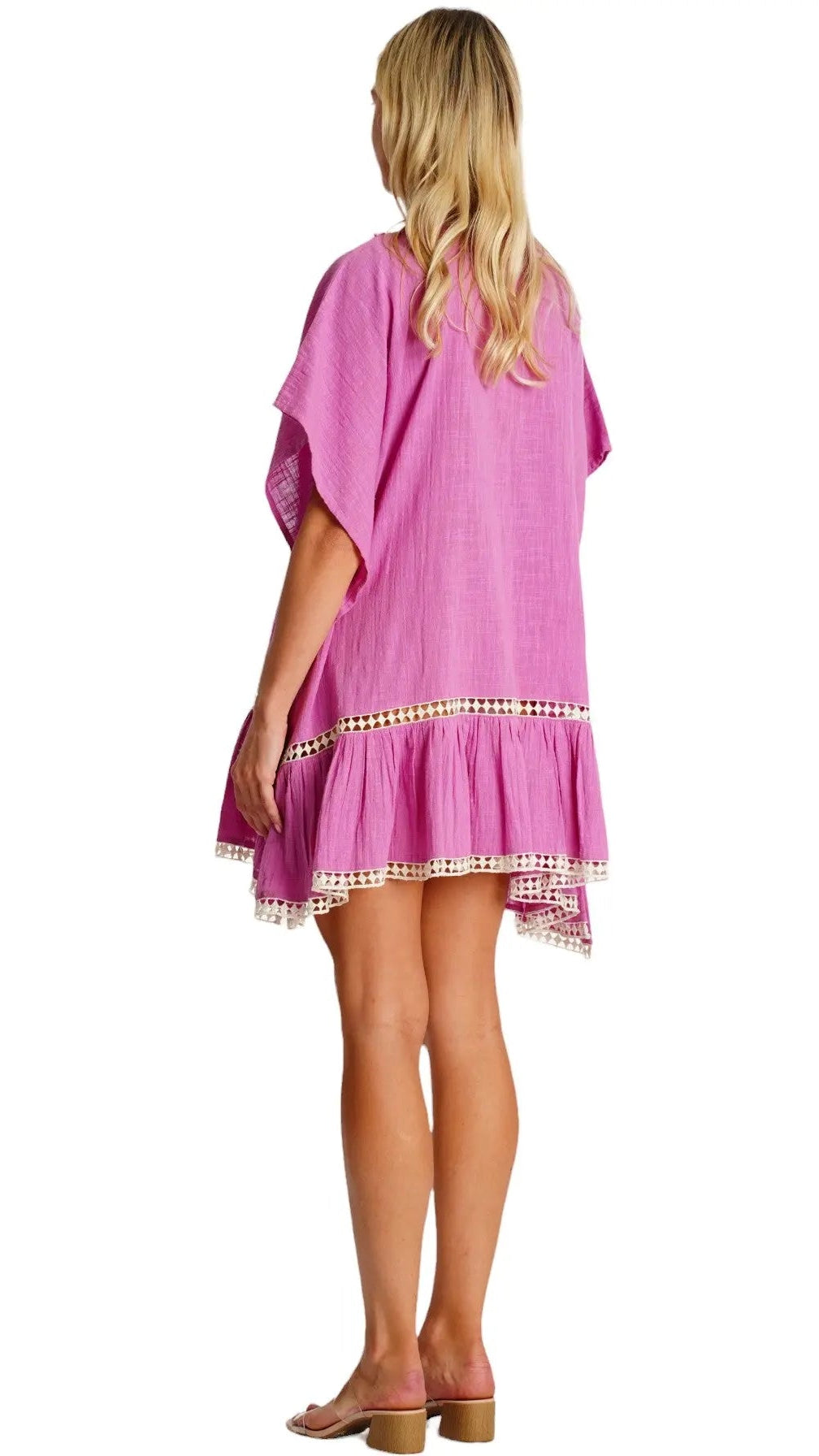 Embroidered Cover Up Caftan La Moda Clothing