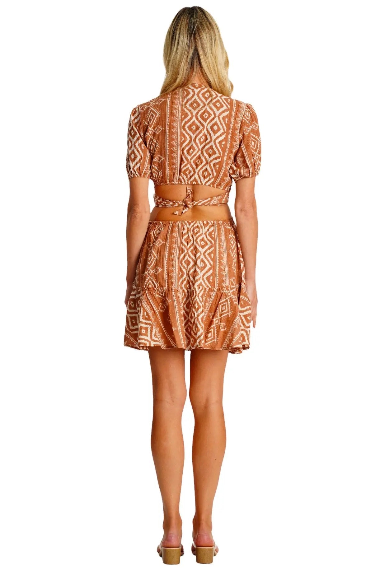Women's Cutout Mini Dress La Moda Clothing