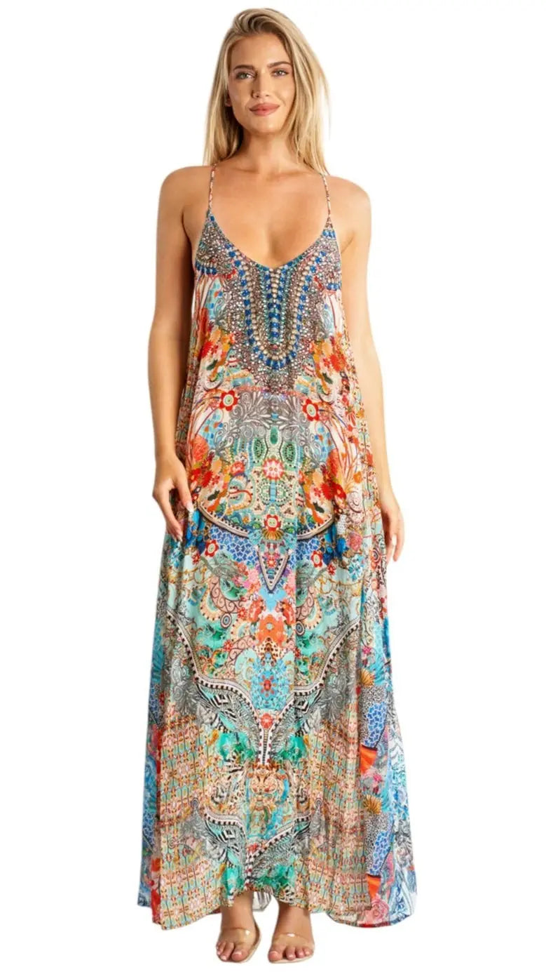 Racerback Maxi Dresses for Women La Moda Clothing