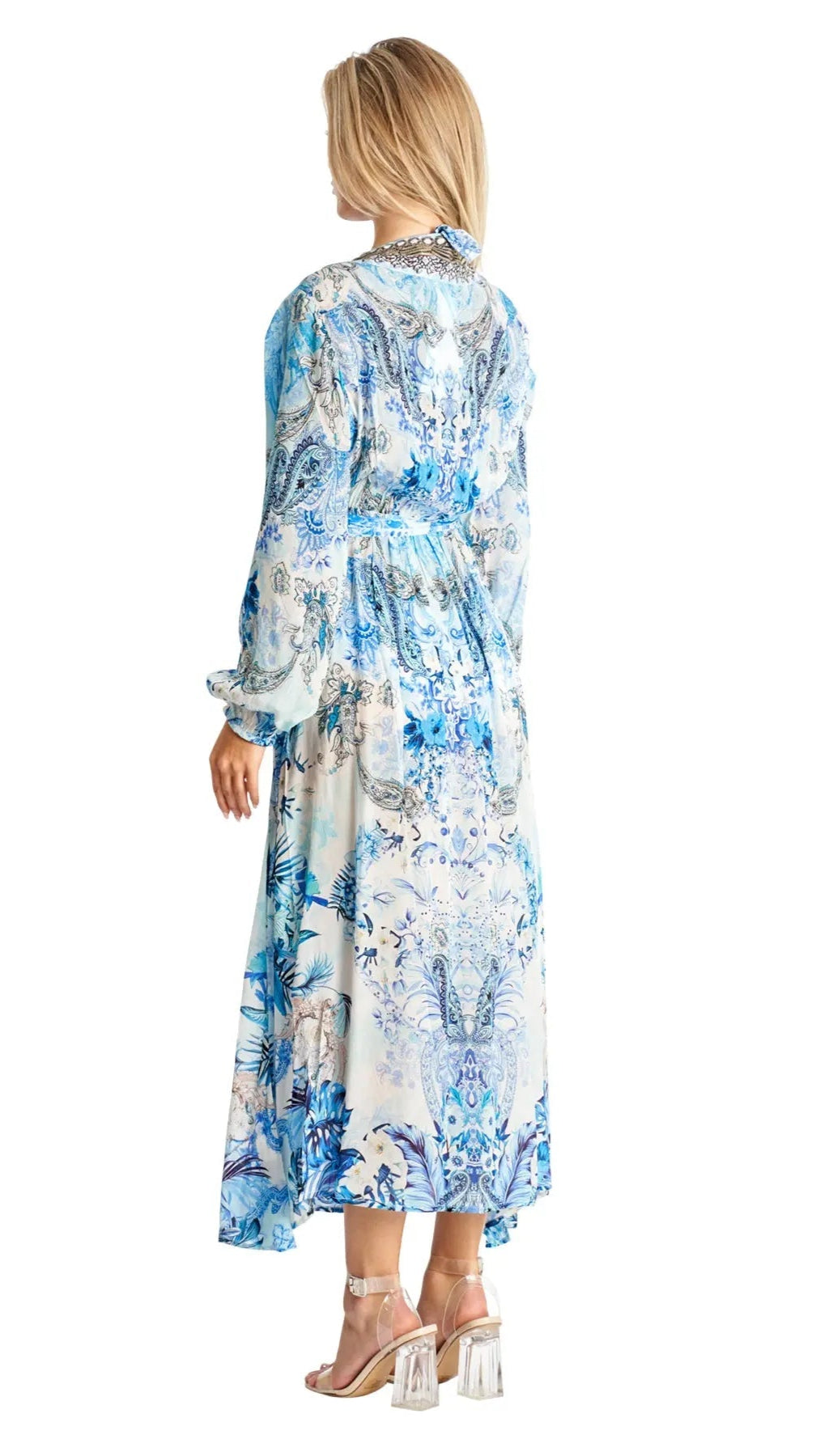 Women's Maxi Wrap Dresses - La Moda Clothing