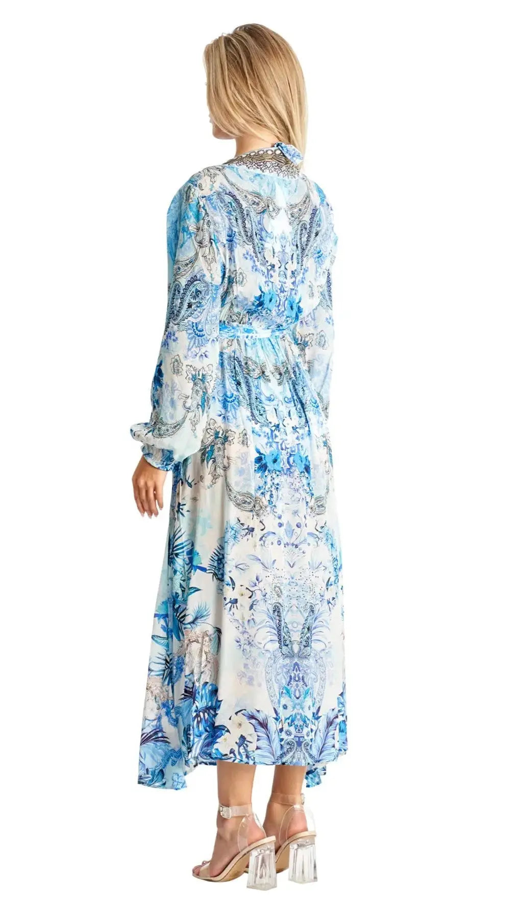 Women's Maxi Wrap Dresses - La Moda Clothing