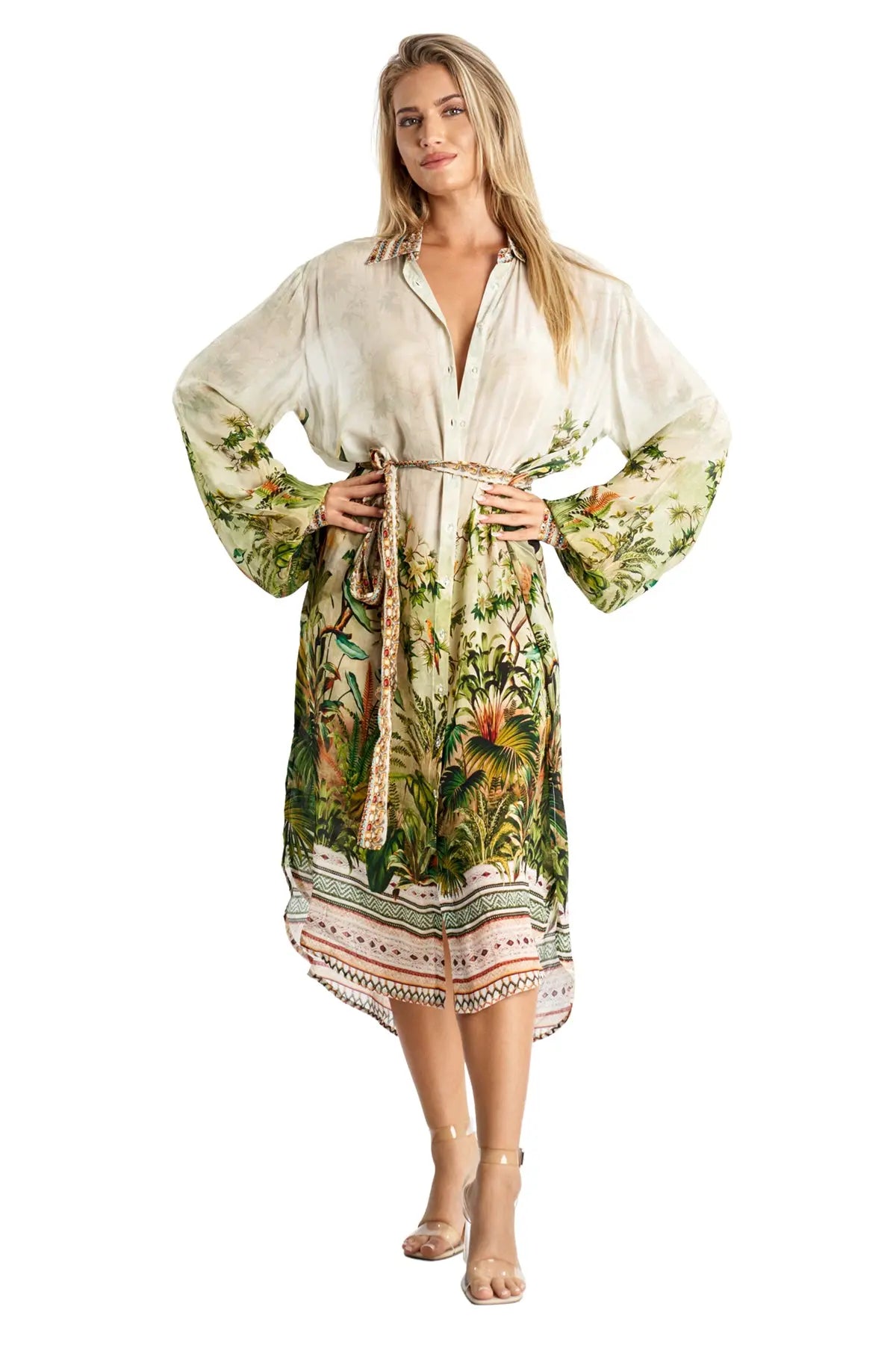 Easy Shirtdress Cover-Up Resortwear La Moda Clothings