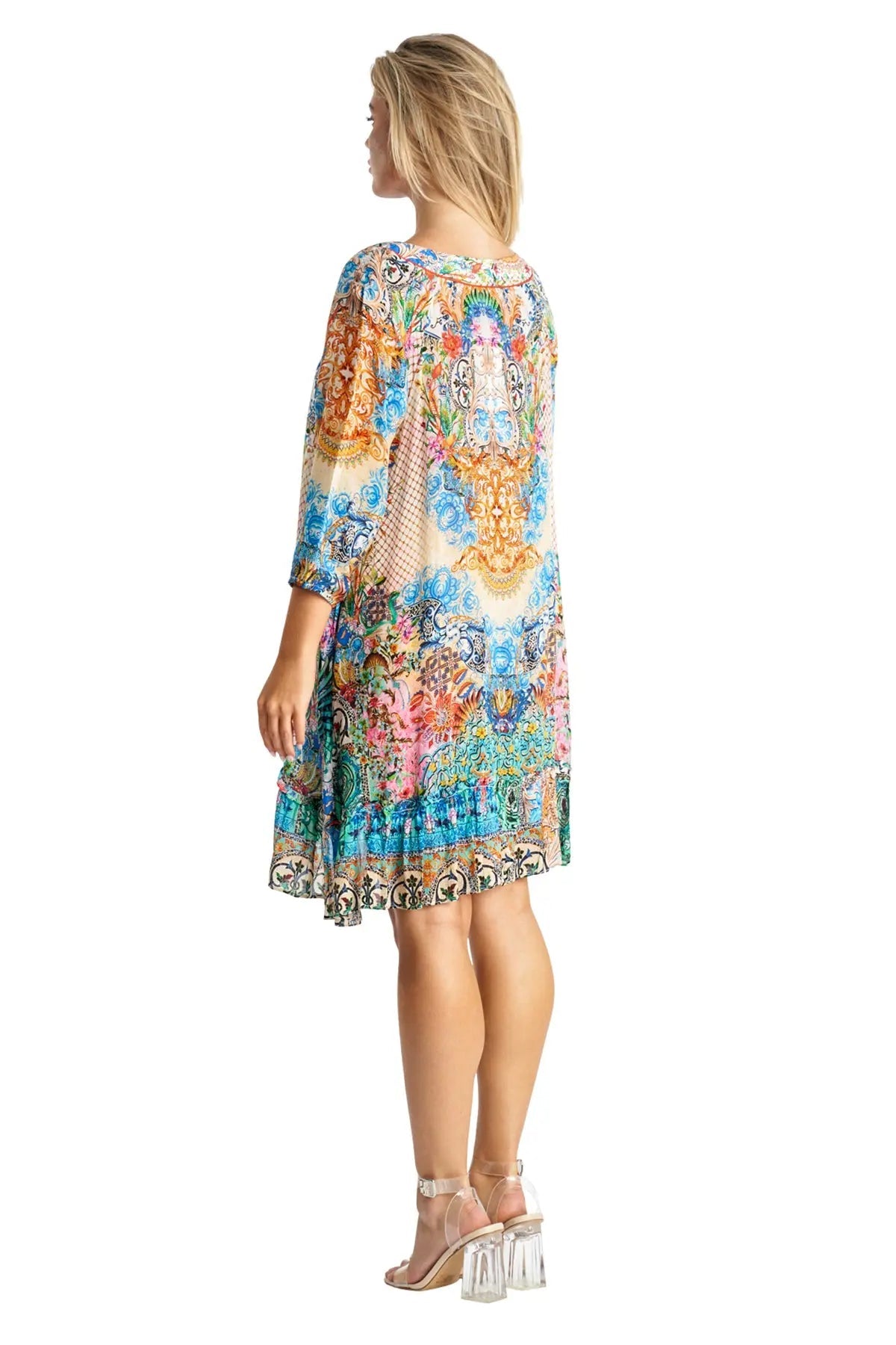 Bohemian Summer Dress for Beach & Beyond - La Moda Clothing