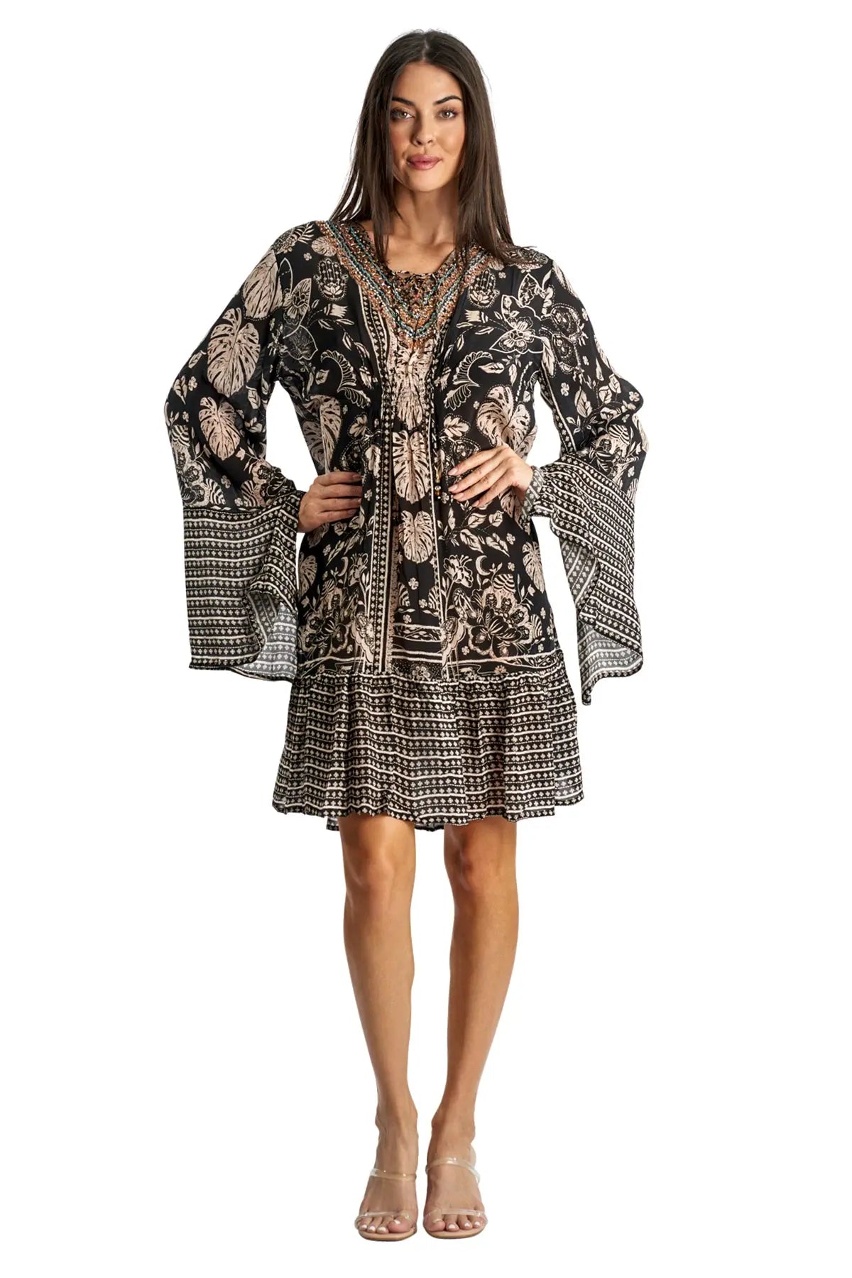 Comfy Resort Wear Short Mini Dresses La Moda Clothing