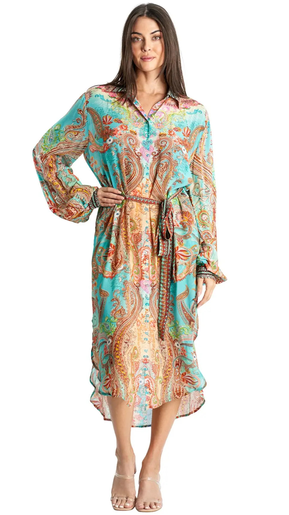 Easy Shirtdress Cover-Up for Cruise Evenings La Moda Clothings
