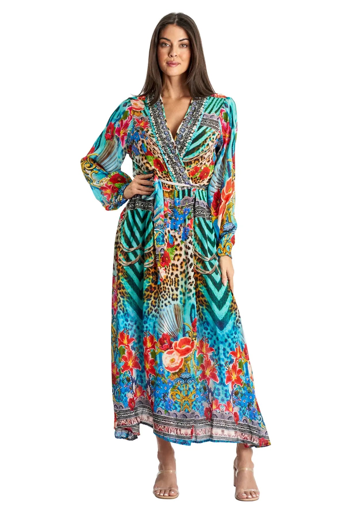 Kimono Wrap Dress La Moda Clothing