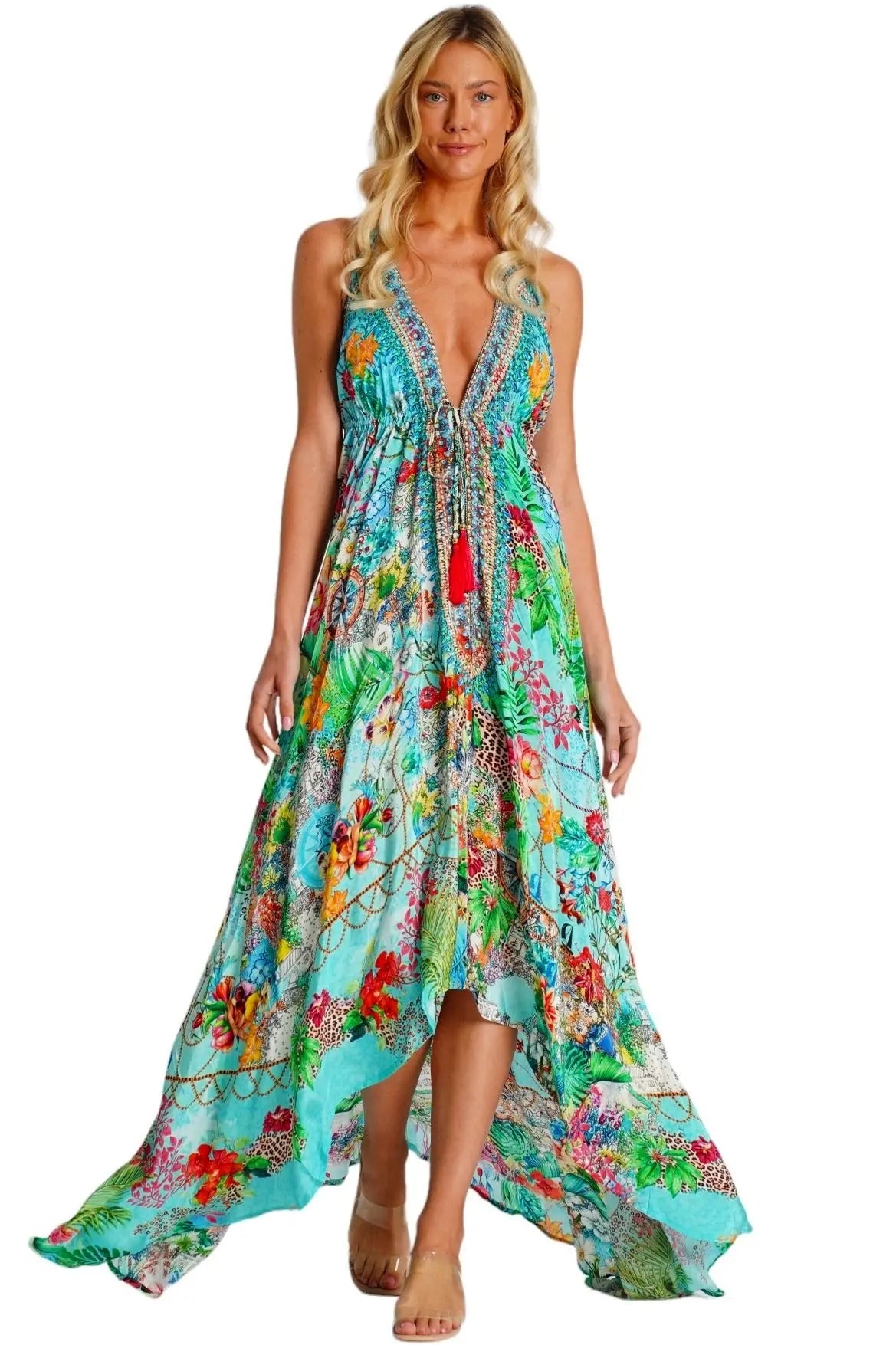 Luxury Maxi Resort Dress La Moda Clothing