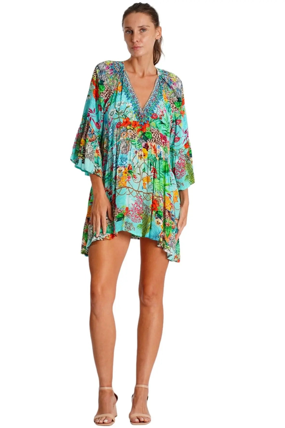 Mini Cover Up Dress La Moda Clothing