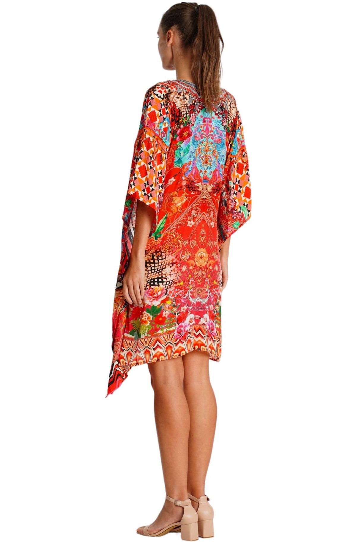 Coastal Kaftan Maxi Dress – Luxury Designer Resort Wear - Designer Caftans | Elegant Kaftan Cover Up Dress | Club Moda USA