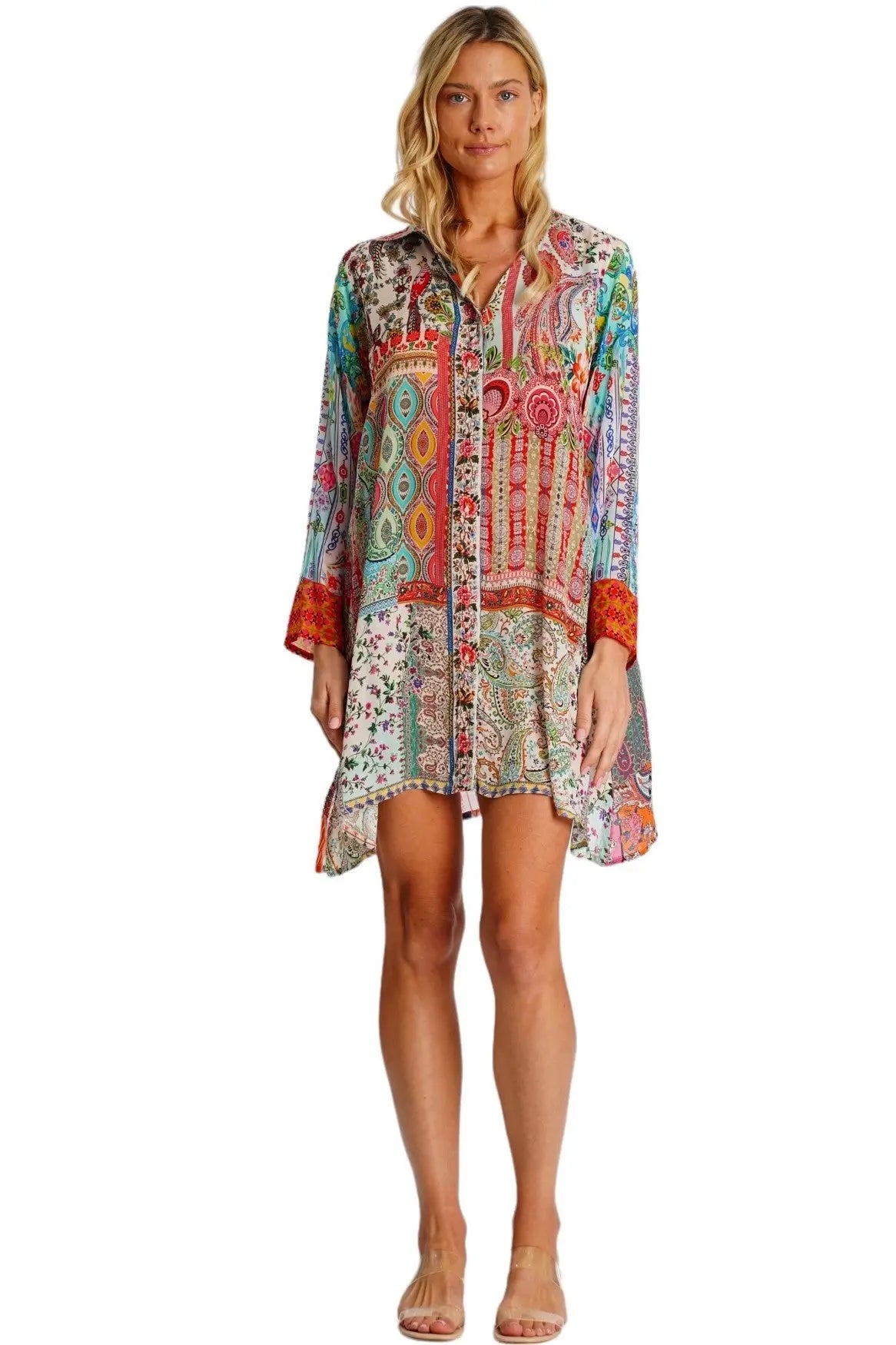 MixMatch Print Long Tunic La Moda Clothing