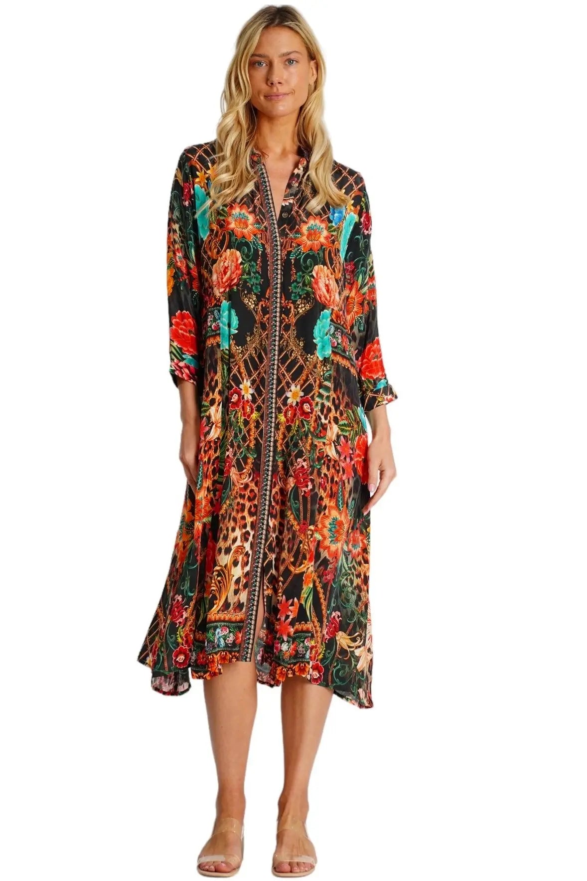 Midi Shirt Dress La Moda Clothing