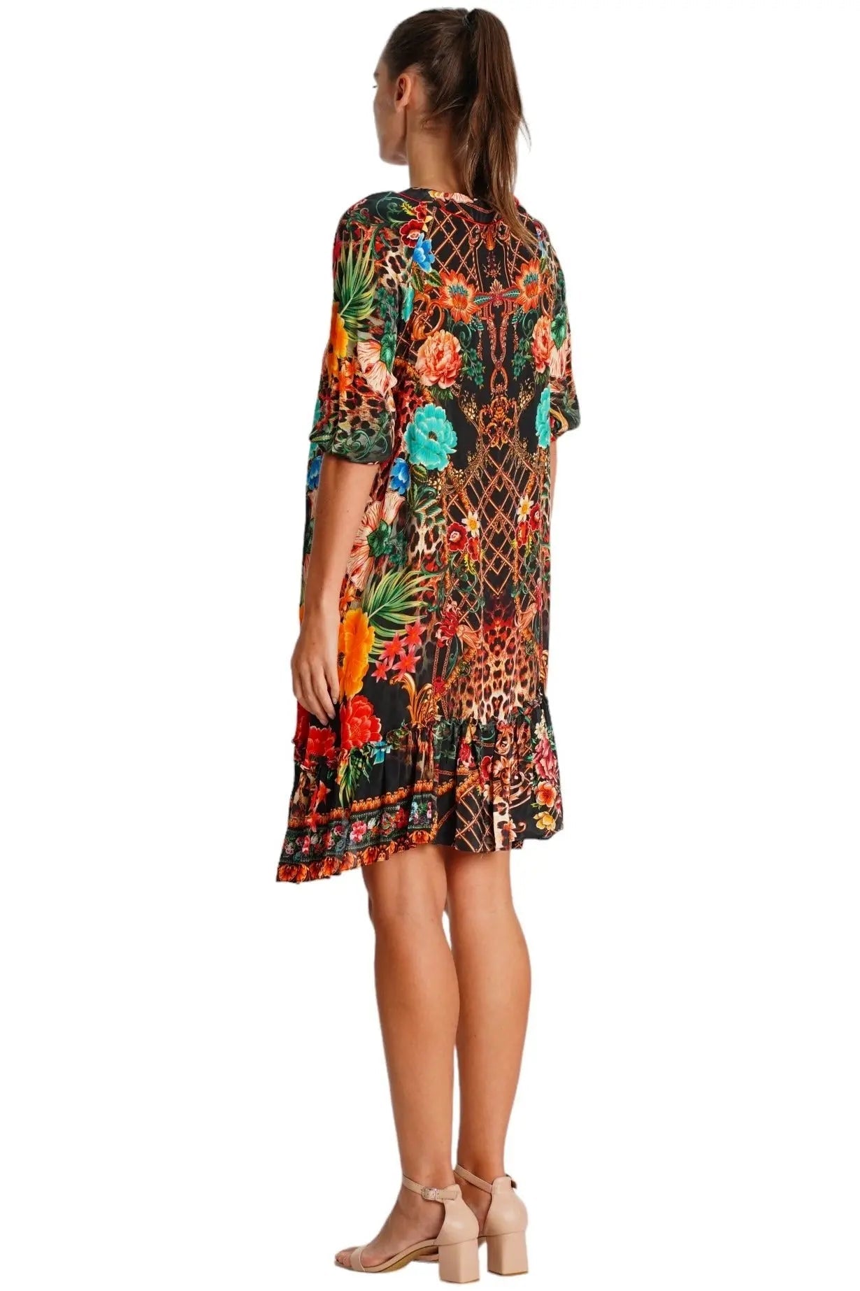 Sophie Tiered Midi Dress La Moda Clothing