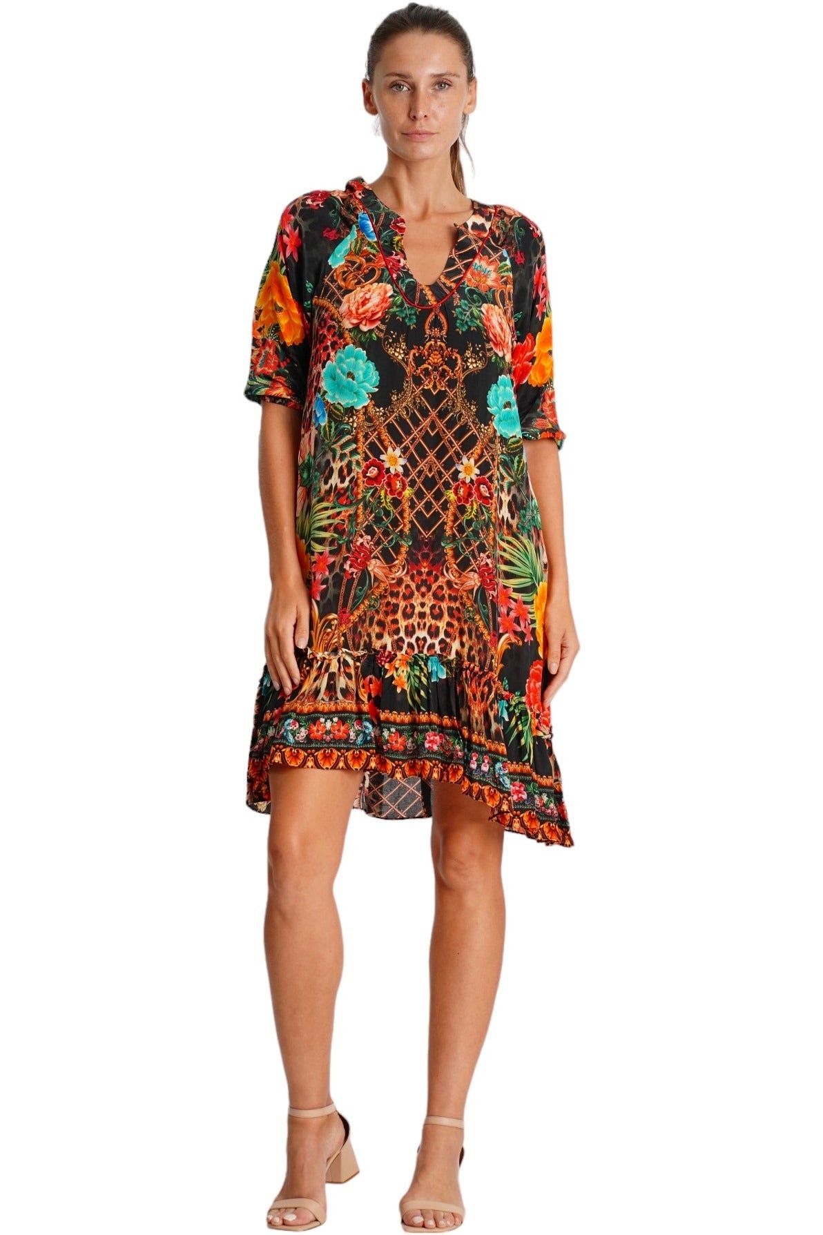 Sophie Tiered Midi Dress