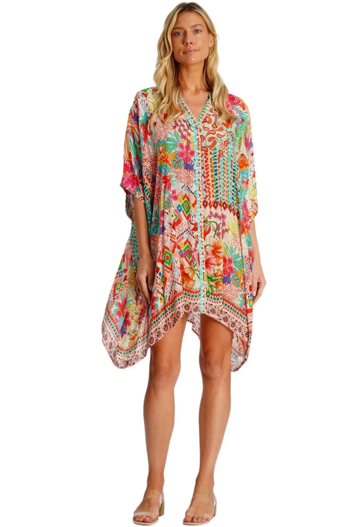 Front Button Caftan: A Stylish and Comfortable Choice La Moda Clothing