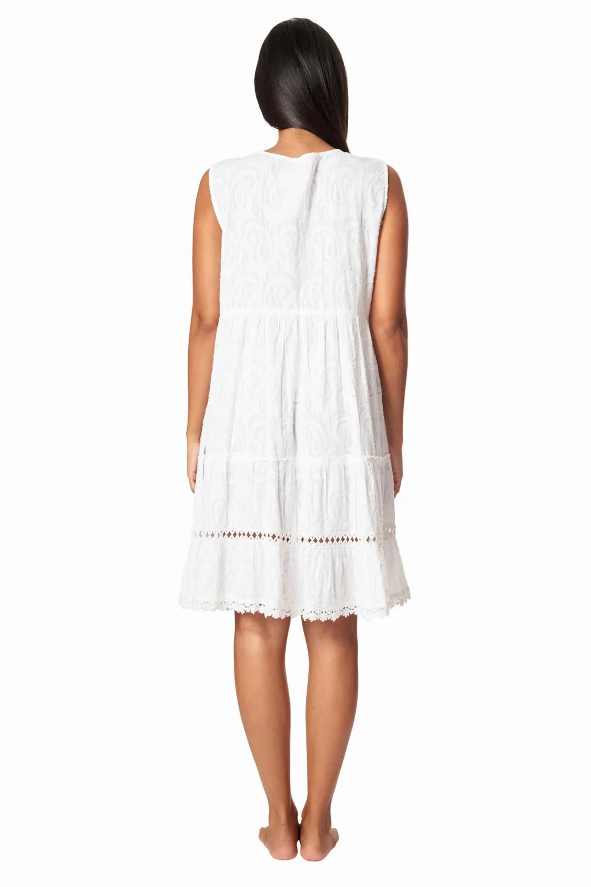 Flowy Sleeveless Casual Mini Dress - La Moda Clothing