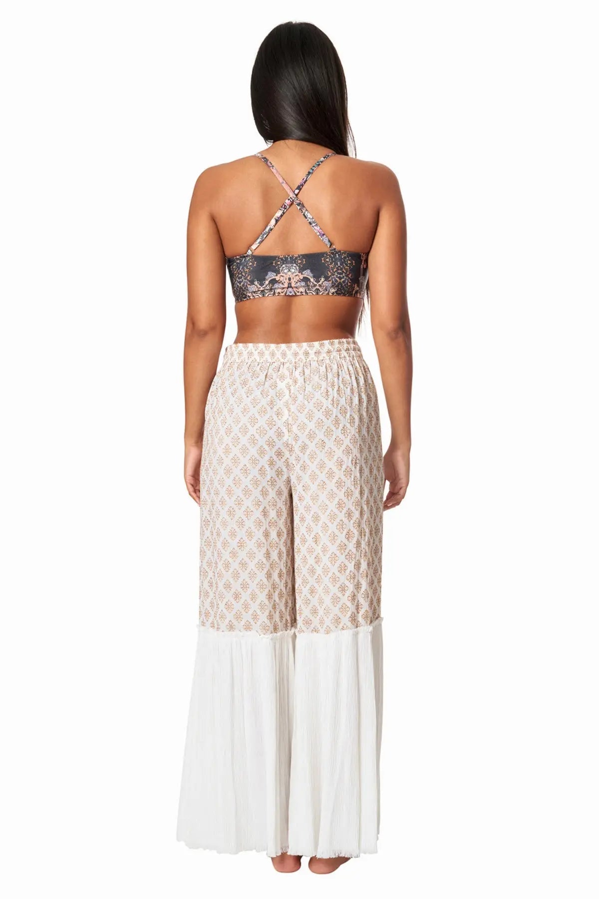 Boho Wide Leg Pant - La Moda Clothing