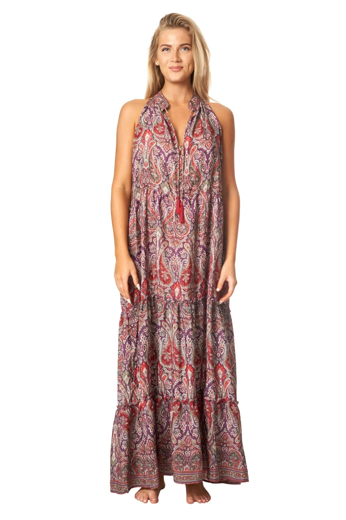 Boho Positano Maxi Dresses - La Moda Clothing