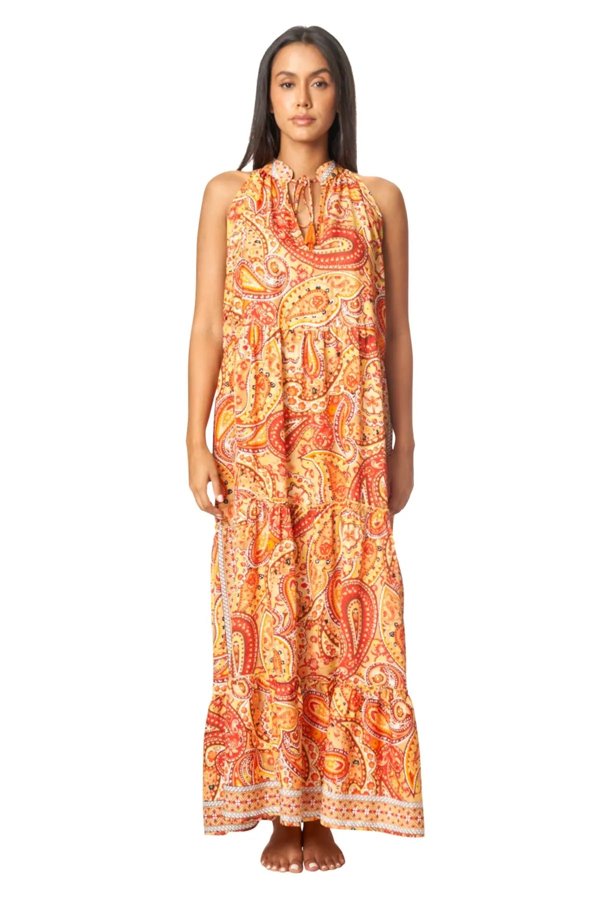 Boho Positano Maxi Dresses - La Moda Clothing